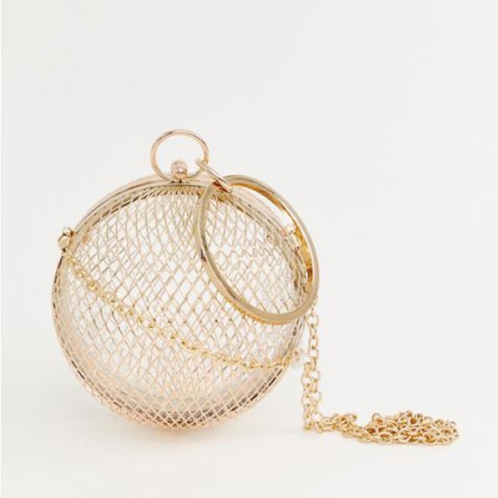 Cage Sphere Clutch Bag by ASOS DESIGN
